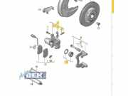 Bremszange links hinten VW Transporter T6 Kasten 7H0615423A