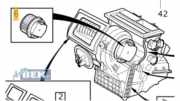 Gebläsemotor Volvo V50 545 31390437