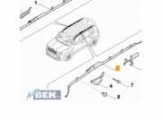 Airbag Dach links Jeep Renegade B1, BU, BV 52147850