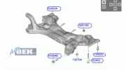 Vorderachsträger Hyundai i10 AC3, AI3 62400B9000