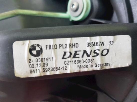 Gebläsemotor BMW 3er Cabriolet E93 0301911 Bild Gebläsemotor BMW 3er Cabriolet E93 0301911