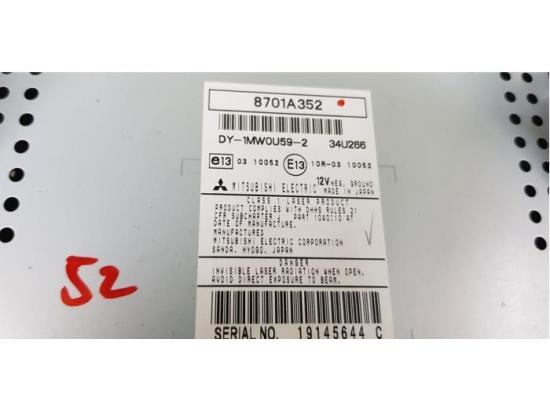 Radio Mitsubishi Outlander II CWW 8701A352 Bild Radio Mitsubishi Outlander II CWW 8701A352