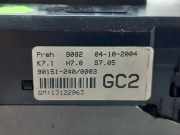 Bedienung Klimacontrolle 13122963 Opel Astra H (L48) Schrägheck 5-drs 1.7 CDTi 16V (Z17DTH)