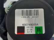 Sicherheitsgurt Rechts Hinten 630748000A Nissan Juke (F15) SUV 1.5 dCi (K9K-896(Euro 5)) 2017