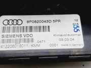 Bedienung Klimacontrolle 8P0820043D Audi A3 (8P1) Schrägheck 3-drs 2.0 TDI 16V (BKD)
