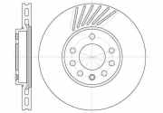 Bremsscheibe Vorne 5390786 Opel Calibra Coupé 2.0 16V Turbo 4x4 (C20LET)