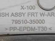 Zierleiste Kotflügel Links Vorne 7951035000 SsangYong XLV SUV 1.6 e-XDi 16V 2WD (D16DTF)