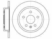 Bremsscheibe Hinten 13502198 Opel BERLINA