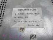 Radio 8200300858 Renault Scénic II (JM) Großraumlimousine 1.5 dCi 80 (K9K-722)