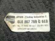 Hutablage 6L6867769G Seat Ibiza III (6L1) Schrägheck 1.9 TDI 100 (ATD)