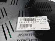 Tachoeinheit Kmh 248109291R Renault Megane III Berline (BZ) Schrägheck 5-drs 1.2 16V TCE 115 (H5F-400(H5F-A4))