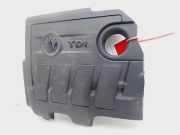 Schutzkappe Motor 03L103925BA Skoda Fabia II (5J) Schrägheck 5-drs 1.6 TDI 16V 75 (CAYA)