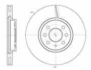 Bremsscheibe Vorne 93175376 Opel Meriva (A) Großraumlimousine 1.3 CDTI 16V (Z13DTJ)