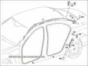 Knie-Airbag Links 2218600505 Mercedes-Benz CL (216) Coupé 5.5 CL-600 V12 36V Twin Turbo (M275.953) 2006-06