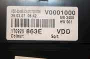 Tacho 1T0920863E Volkswagen Touran (1T1/T2) Großraumlimousine 1.9 TDI 105 (BXE) 2007-05 BXE