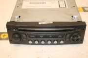 Radio 9666968177 Peugeot Partner (GC/GF/GG/GJ/GK) Van 1.6 HDI 90 16V (DV6TED4BU/FAP(9HS)) 2011-03