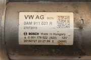 Anlasser 0AM911023R Volkswagen Touran (5T1) Großraumlimousine 1.8 TSI (CJSA) 2016 CJSA