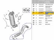 Uitlaat Rohr Vorne 9822265880 Peugeot 208 II (UB/UH/UP) Schrägheck 5-drs 1.2 Vti 12V PureTech 100 (EB2ADT(HNK))