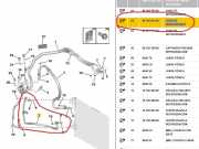 Klima Leitung 9676363380 Peugeot 3008 II (M4/MC/MJ/MR) Großraumlimousine 1.2 12V e-THP PureTech 130 (EB2ADTS(HNS))