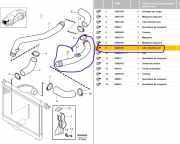 Schlauch 30621301 Volvo V40 (VW) Kombi 1.9 D (D4192T3)