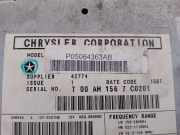 Radio P05064363AB Dodge Caliber Schrägheck 2.0 CRD 16V (BYL)