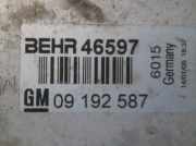 Ladeluftk?hler 09192587 Opel ASTRA G BERLINA 2.0 DTI