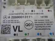 Steuergerät Zentralverriegelung A2059001311 Mercedes-Benz C (W205) Limousine C-220 2.2 CDI BlueTEC, C-220 d 16V (OM651.921)