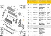 Kühlerblock Halterung 9810922280 Peugeot 3008 II (M4/MC/MJ/MR) Großraumlimousine 1.6 BlueHDi 120 (DV6FC(BHZ))