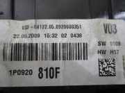 Tachoeinheit Kmh 1P0920810F Seat Altea XL (5P5) Großraumlimousine 1.9 TDI (BLS)