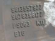 Felge 9813557977 Peugeot 2008 (CU) Gro?raumlimousine 1.5 BlueHDi 100 (DV5RD(YHY))