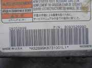 Steuergerät Airbag 09352699 Opel Monterey Geländewagen 3.0 Di 16V (4JX1)