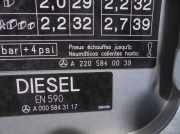 Tankklappe 2205843117 Mercedes-Benz S (W220) Limousine 3.2 S-320 CDI 24V (OM613.960)