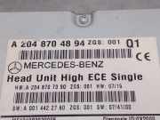 Radio A2048704894 Mercedes-Benz C Estate (S204) Kombi 3.0 C-320 CDI V6 24V (OM642.960)