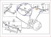 Achsschenkel Halter Rechts Vorne 5171625000 Hyundai Accent Schrägheck 1.3 12V (G4EA)