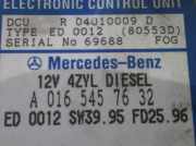 MotorsteuergerÃ¤t A0165457632 Mercedes-Benz C (W202) Limousine 2.2 C-220 D 16V (OM604.910)