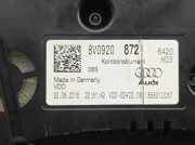 Tachoeinheit Kmh 8V0920872 Audi A3 Limousine (8VS/8VM) Limousine 1.6 TDI Ultra 16V (CXXB)