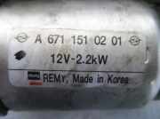 Anlasser A6711510201 SsangYong Rodius Großraumlimousine 2.0 e-200 Xdi 16V 2WD (D20DTR)