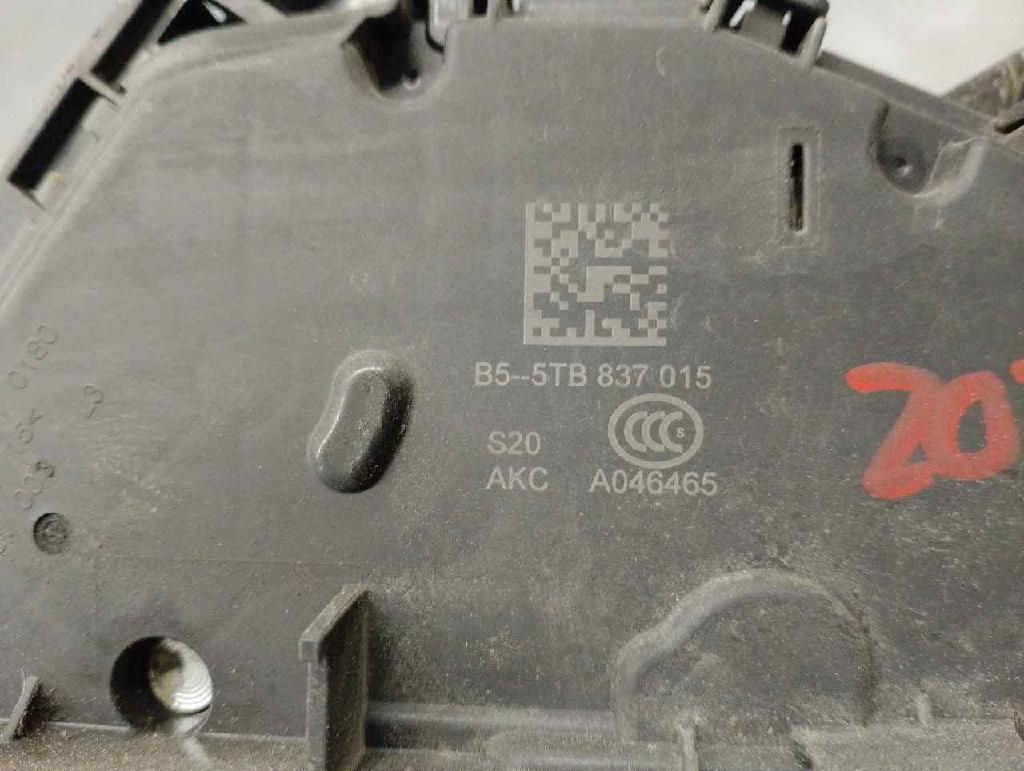 Türschloss Links Vorne 5TB837015 Volkswagen VII (5G1, BQ1, BE1, BE2) 2.0 R 4motion