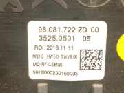 Bedienung Klimacontrolle 98081722ZD Citroën Jumpy Van 1.6 Blue HDi 115 (DV6FC(BHX))