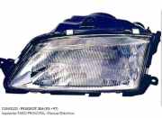 Scheinwerfer Links 6204K5 Peugeot 306 (7B) Limousine 2.0 16V (XU10J4R(RFV))
