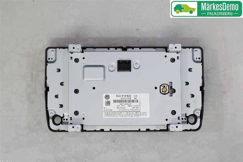 VW GOLF / E-GOLF VII 13-20 2015 CJZA Radio CD /Multimediapanel 5G0 919 605 99670KM