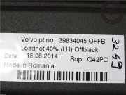 VOLVO V70 2015 D4204T5 Hutablage/Lastschutz 39834045 272510KM