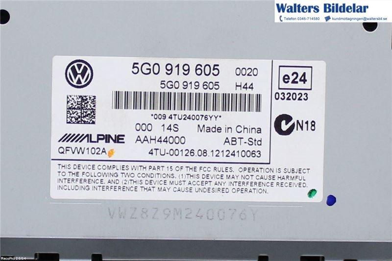 VW GOLF / E-GOLF VII 13-20 2013 CLHA Bildschirm 5G0919605 90150KM