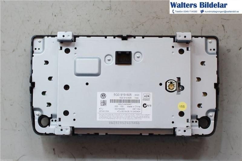 VW GOLF / E-GOLF VII 13-20 2013 CJZA Radio CD /Multimediapanel 5G0919605 117370KM