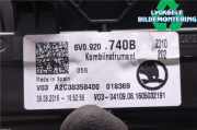 SKODA FABIA NJ 2017 CJZD Instrumente Tachometer 6V0920740B 47880KM