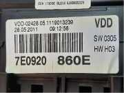 VW TRANSPORTER T5 2012 CAAC Instrumente Tachometer 7E0920860EX 180000KM