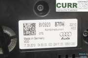AUDI A3 8V 2014 CRBC Instrumente Tachometer 8V0920870H 94390KM