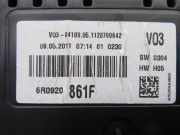 VW POLO 6R 2011 CFWA Instrumente Tachometer 6R0920861FX 1753260KM