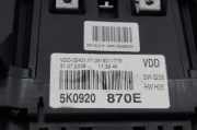 VW GOLF VI 2009 CBAB Instrumente Tachometer 5K0920870E 2349970KM