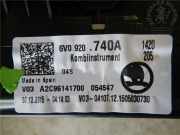 SKODA FABIA NJ 2016 CJZC Instrumente Tachometer 6V0920740A 6570KM